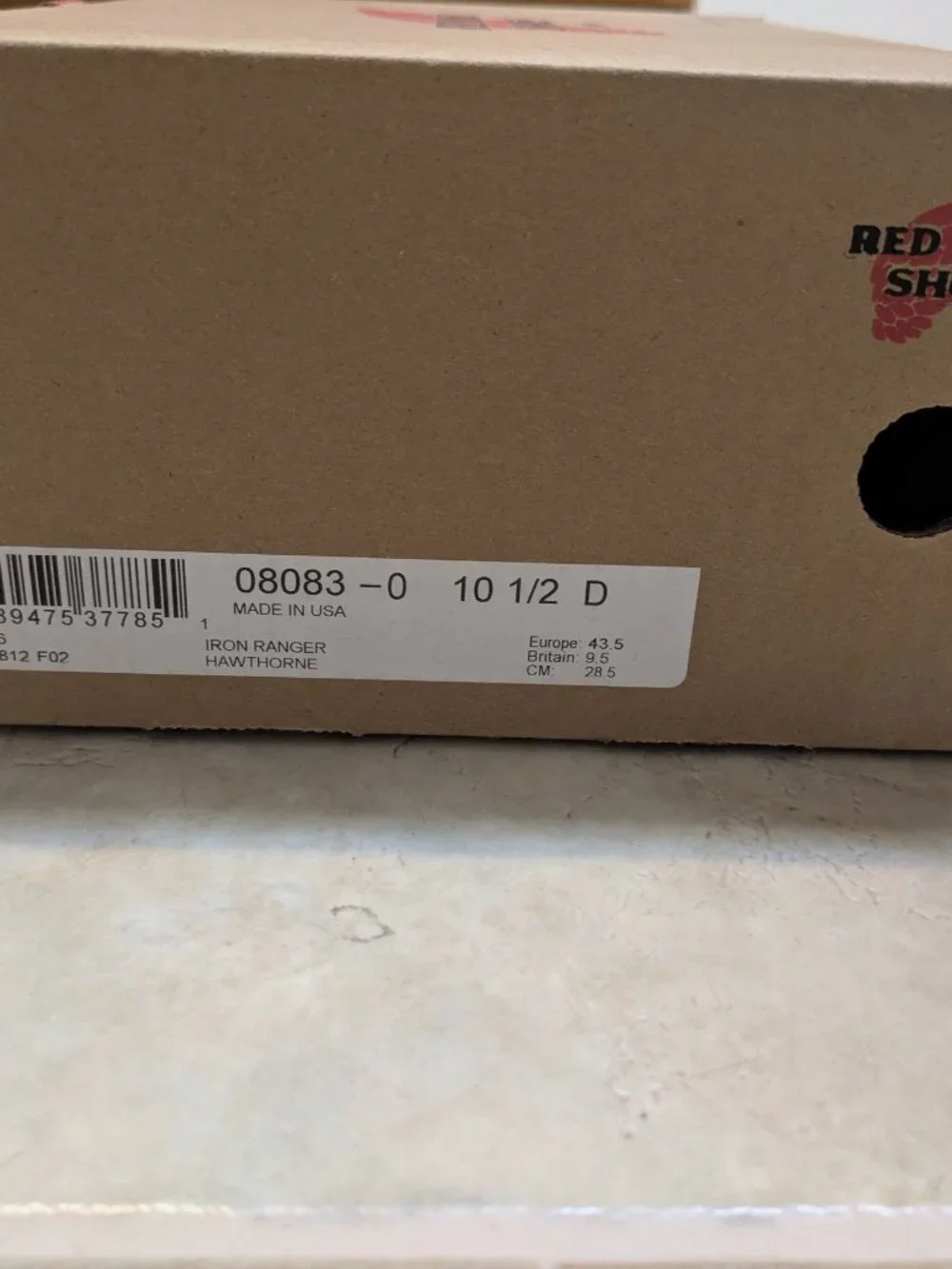 Red Wing Boots 8083 Iron Ranger Size 10.5